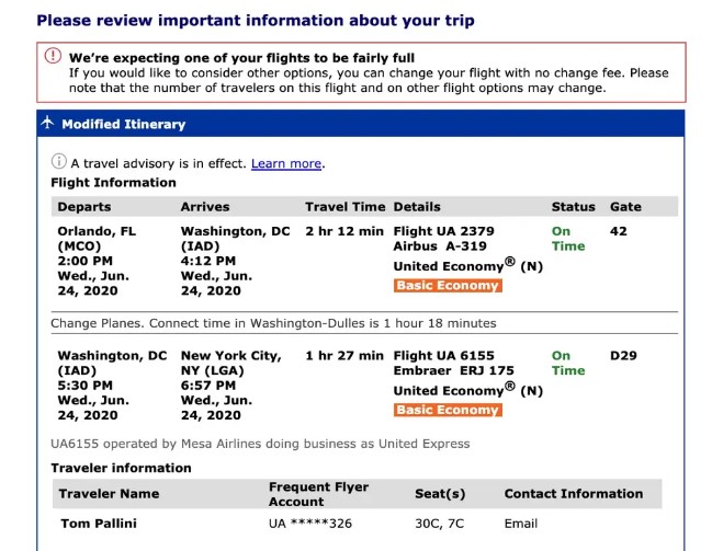 How To Print Itinerary On United Airlines?